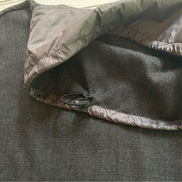 3.1 Phillip Lin ~Men’s Mock Neck Dark Gray Wool Oversized Pullover Jumper Tunic - Picture 14 of 15